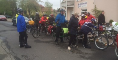 Vor dem Start zur Dolmarrundfahrt am 3. Mai